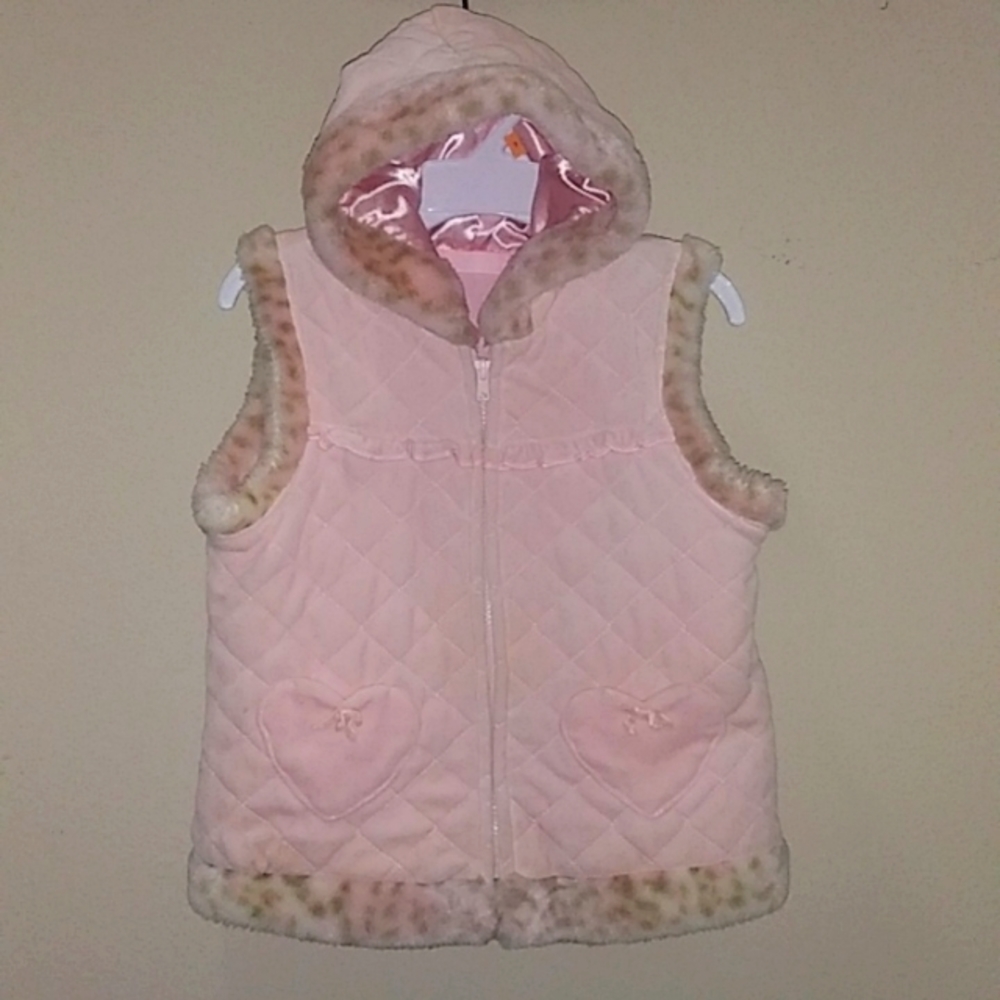 Kids Headquarters Pink Hooded Vest